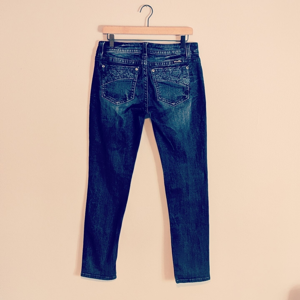 MISS ME Signature Cuffed Skinny Jean Women's Size 29